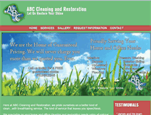 Tablet Screenshot of abccleaningtn.com